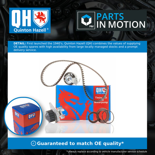 Timing belt water pump kit - belt,