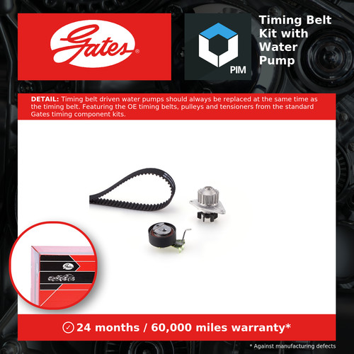 Timing belt water - belt, kit