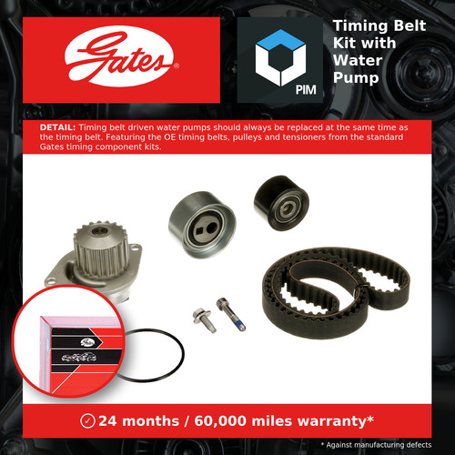 Timing belt water - water, kit