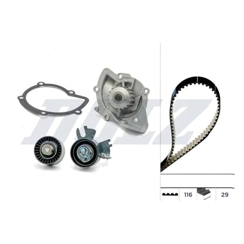Dolz timing belt kit water - kit,