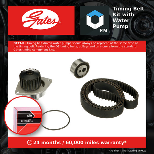 Timing belt water pump kit - water,