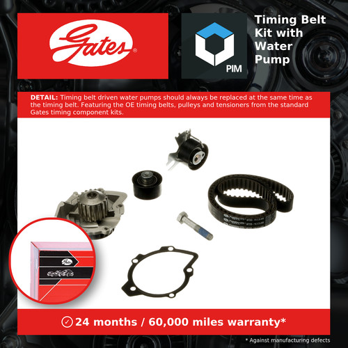 Timing belt water pump - timing, &
